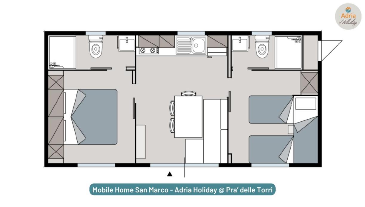 Pra' Delle Torri - Adria Holiday Mobile Homes كاوْرلي المظهر الخارجي الصورة